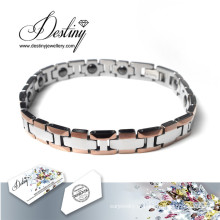 Cruzam de destino joias cristais de Swarovski pulseira bracelete